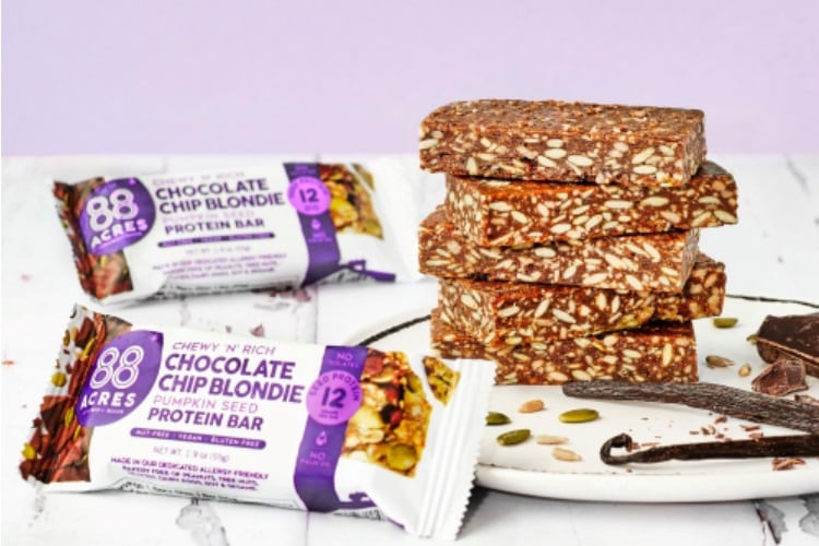 88 Acres' blondie protein bar