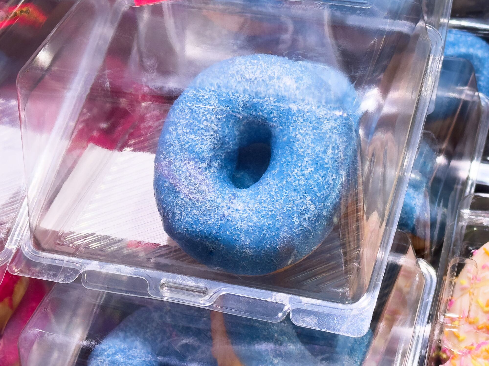Blue doughnut