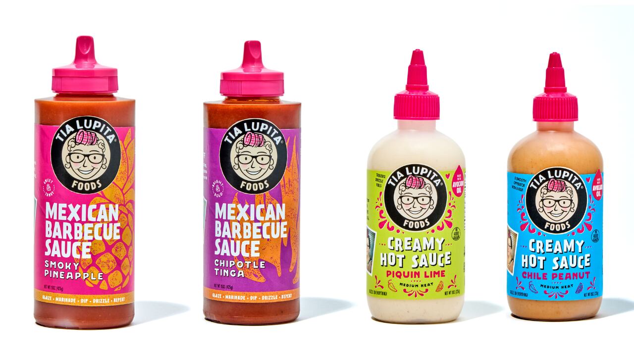 New products from Tia Lupita include Mexican-style BBQ sauce.