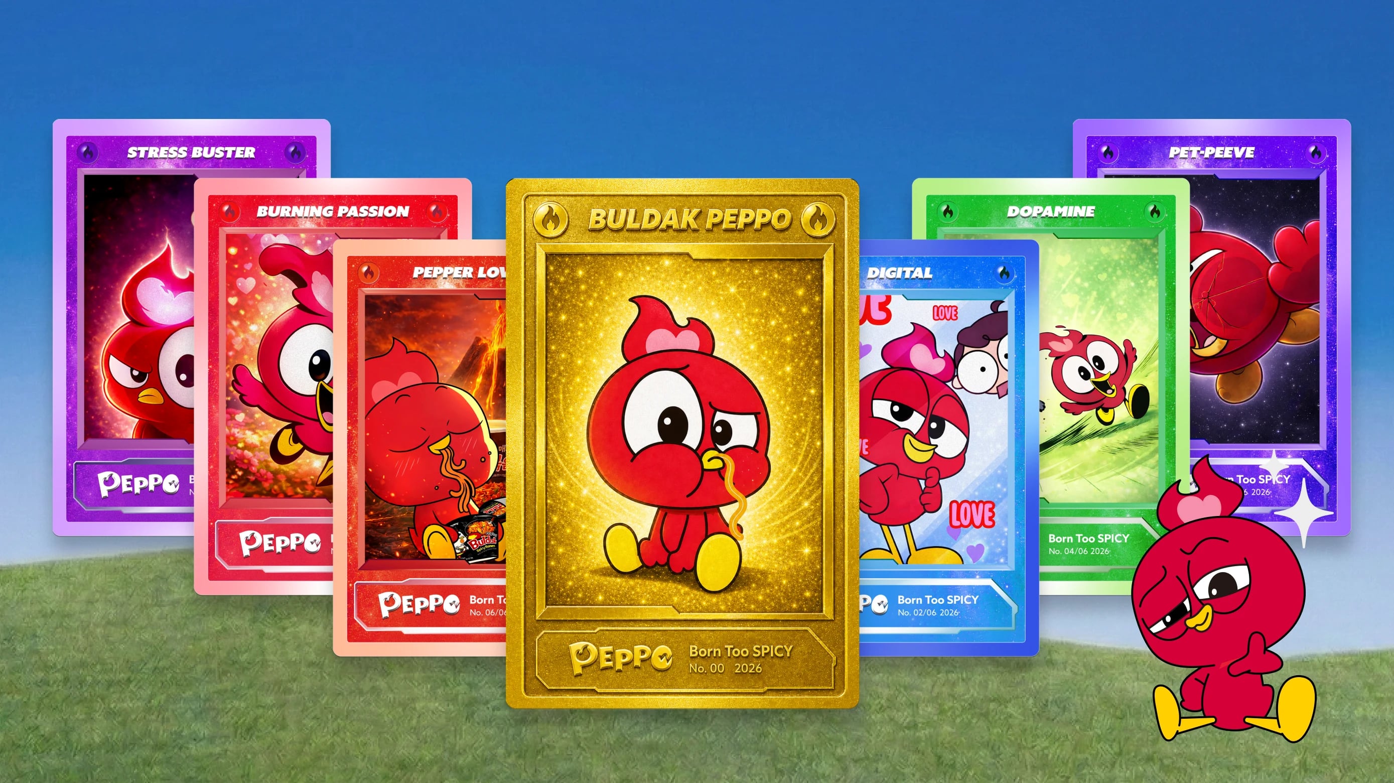 Buldak's new mascot Beppo