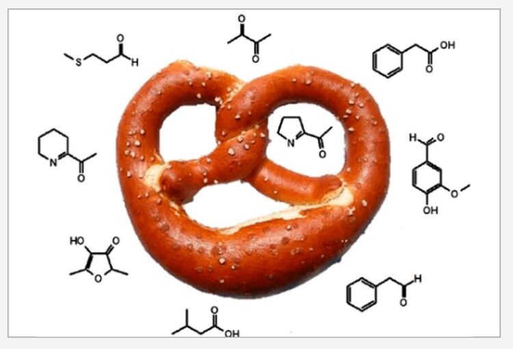 Roasty, fatty and sweaty: Study determines aroma profile of freshly baked soft pretzels