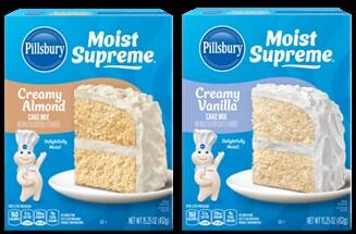Premium cake mixes and stuffed cookie kits