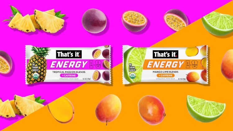That's it. Energy Fruit Blends