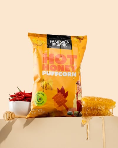 Frankie's Organic Hot Honey Puffcorn