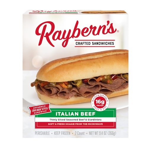 Raybern's Italian Beef sandwich