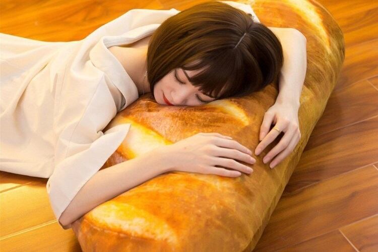 Sweet dreams on a giant 3D French baguette