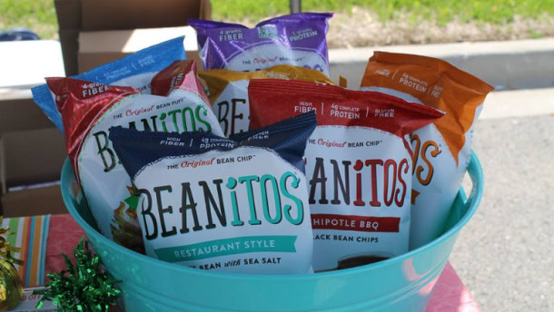 Beanitos in bucket