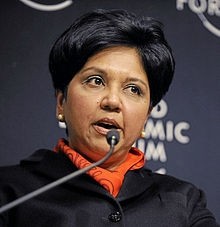 PepsiCo CEO Indra Nooyi spoke about brand and snack strengths