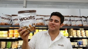 Justin Anderson, founder and president of Woats Oatsnack. Photo Credit: Crave DFW