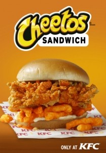 KFC Cheetos Sandwich