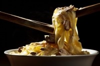 pasta, ready meal, mushroom, Droits d'auteur  Alexander Sherstobitov