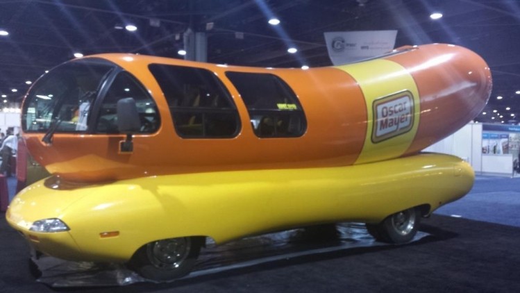 The Oscar Mayer Wienermobile has been promoting the company's tubular meats since 1936.