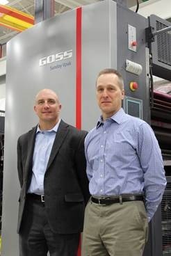 Matt Adler (left) and John Kulak have joined Goss International packaging team