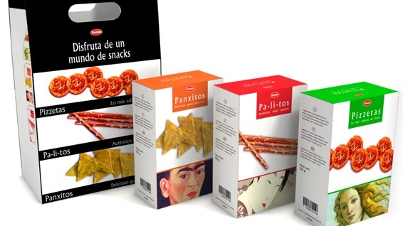 These snack packs combine international flavors with famous artists.