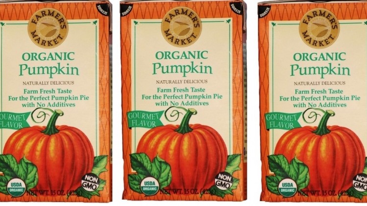 Pumpkin processors are starting to pour their puree into cartons, instead of cans.
