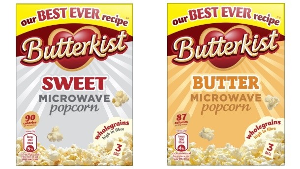 Butterkist ‘Best Ever’ microwave popcorn (UK)