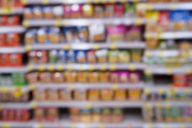 blurred supermarket shelves Kwangmoozaa