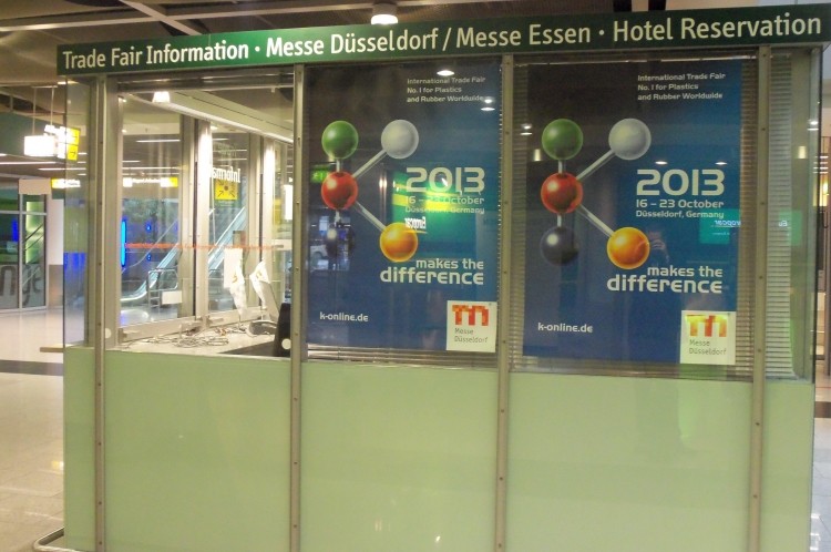 Messe Dusseldorf lands successfully at the airport