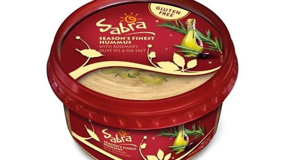 Sabra has launched a foil-decorated holiday-appropriate tub for its hummus.