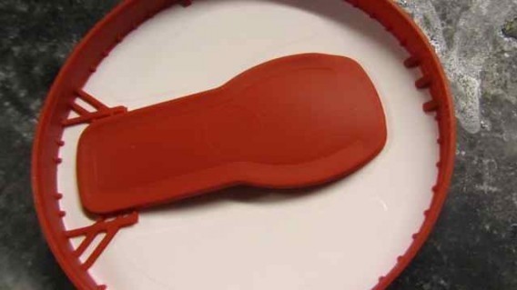 Häagen-Dazs single-serve ice cream packaging has a spoon built into the lid.