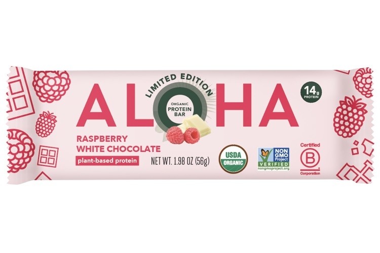 Aloha Raspberry White Chocolate Protein Bar