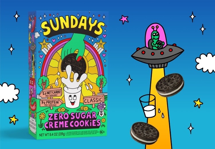 Sundays zero sugar crème cookie