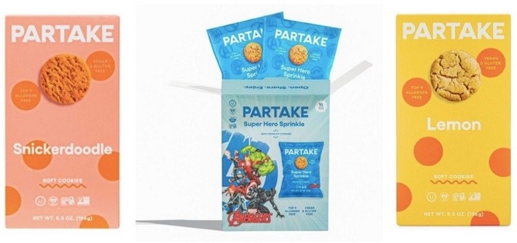 Partake x Marvel Avengers cookie snack packs