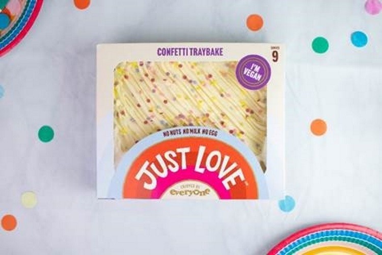 Just Love Food Company’s Vegan Confetti Traybake