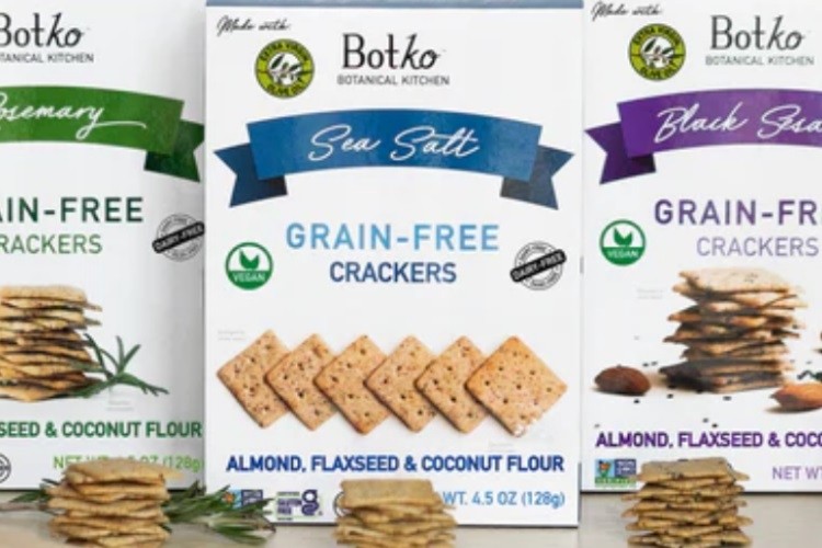 Vegan grain-free crackers