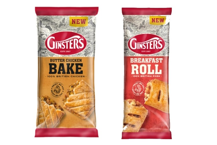 Ginsters: Breakfast Roll and Butter Chicken Bake