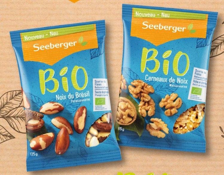 Seeberger adds new flavours to its organic snack range 