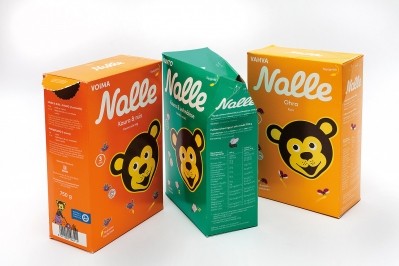 Nalle Oat Flakes dual-opening cereal box. Pic: ProCarton.