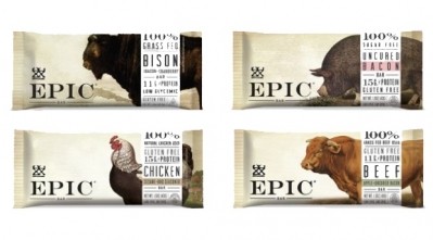 High-protein Epic Bars contain a mix of meat, seeds and fruit
