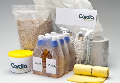 Cardia Bioplastics film and bag plant Brazil
