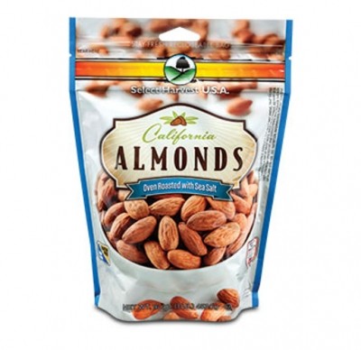 Ampac Select Harvest almond pouch 