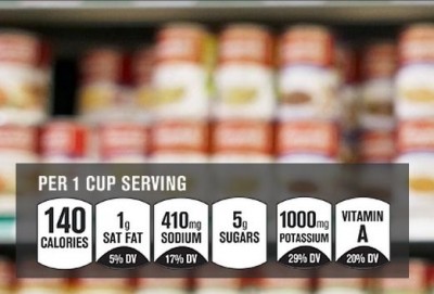 Facts up Front labels now on 90% of foods in some categories
