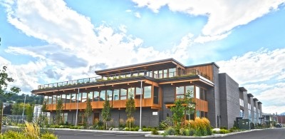 The Tofurky Company's nearly completed facility in Hood River, Oregon, boasts a host of sustainability features.