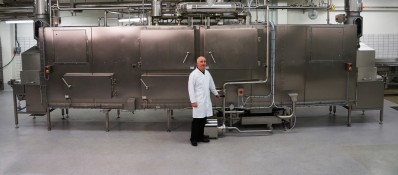 Ian Burns, food processing development engineer, at their Food Technology Centre in Helsingborg, Sweden