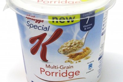 Kellogg's Special K multi-grain porridge comes in single-serve sachets and pots