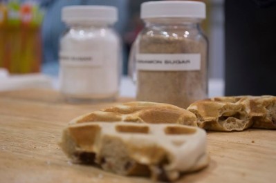 Each waffle Rembrandt Foods showcased delivers around 15 grams of protein per serving.
