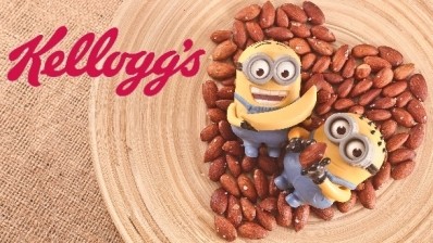 Kellogg's Despicable Me cereal is a brown sugar vanilla flavor breakfast treat featuring large pieces of marshmallows that represent the Minions and their love of bananas. Pic: ©iStock/BAphotography/Kellogg Company