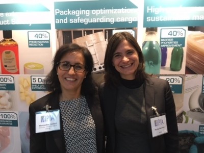 Mercedes Hortal and Nuria Herranz, ITENE, at the AIPIA Congress.