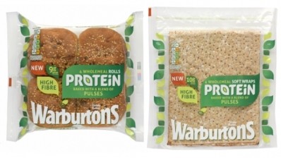 The formats in Warburtons' new Protein range includes rolls and wraps