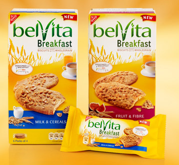 BelVita breakfast biscuits: strong European sales prompt US launch. Photo credit: Kraft