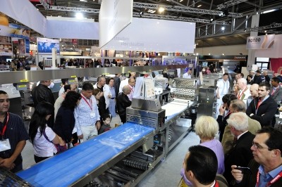 Rondo's Twist & Place machine sparked interest at IBA 2012. Photo: GHM
