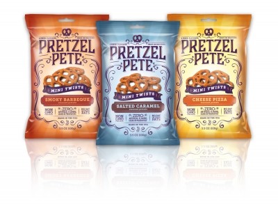 Pretzel Pete Mini Twists are sold in 3.5-oz packs
