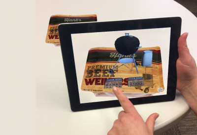 Augmented reality at point of purchase gives consumers a memorable brand experience. 