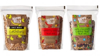 Amazon currently carries 18 Happy Belly snack SKUs online
