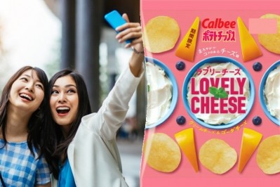 Calbee is rolling out cheese and blueberry potato chips targeted at young Japanese women. Pic: Calbee/©GettyImages/pixelfit