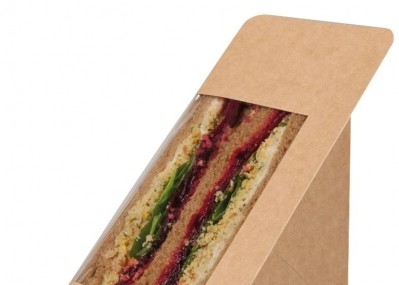 The compostable and recyclable heat seal sandwich pack. Pic: Colpac